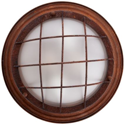 Brilliant - Candeeiro de tecto TYPHOON 2xE27/30W/230V castanho avermelhado