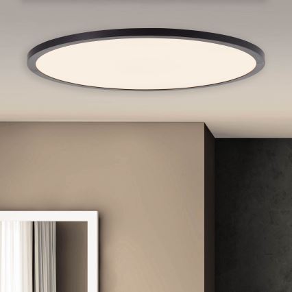 Brilliant - Candeeiro de teto LED dimerizável TUCO LED/33W/230V 3000-6500K, diâmetro 50 cm, preto + comando remoto