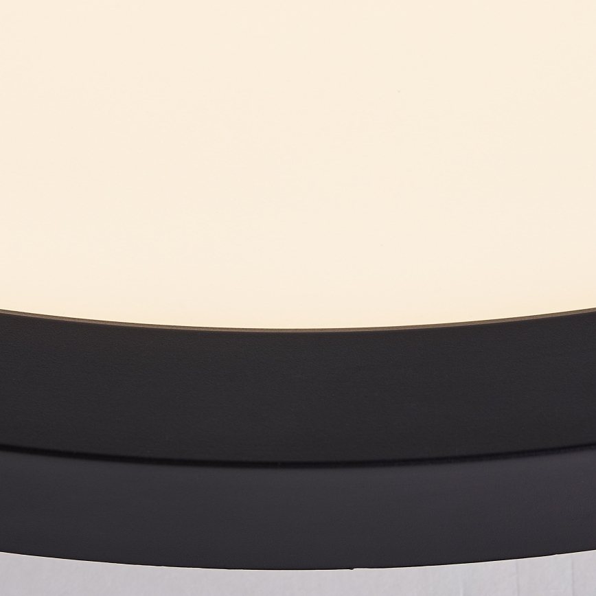 Brilliant - Candeeiro de teto LED dimerizável TUCO LED/33W/230V 3000-6500K, diâmetro 50 cm, preto + comando remoto