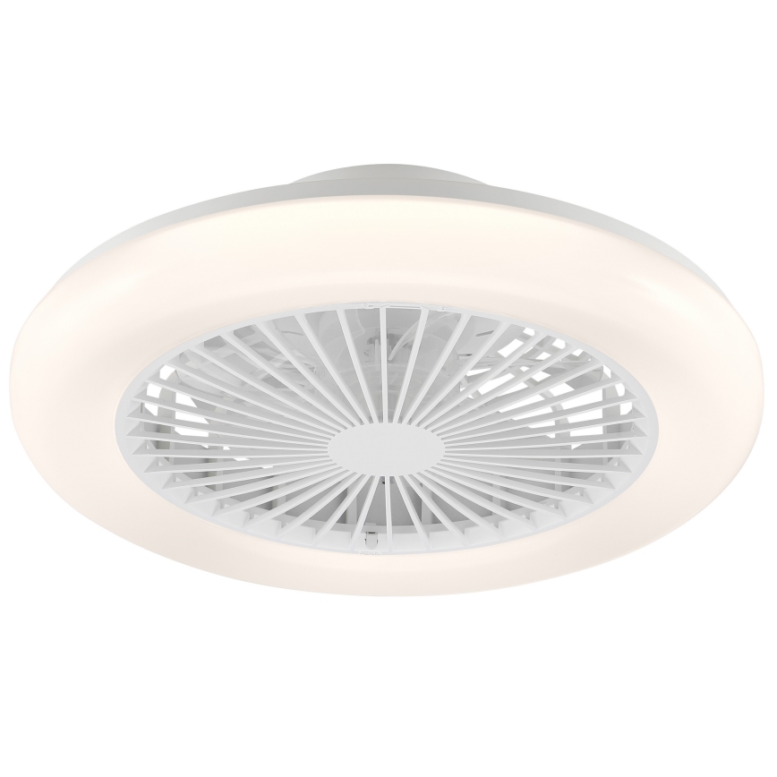 Brilliant - Luminária de teto LED dimerizável com ventilador MONTERO LED/20W/230V 2700-6500K Ø 42 cm branca + controlo remoto