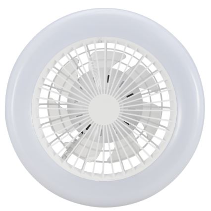 Brilliant - Luminária de teto LED dimerizável com ventilador MONTERO LED/20W/230V 2700-6500K Ø 42 cm branca + controlo remoto