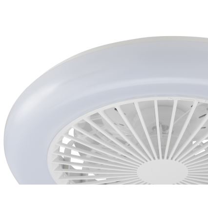 Brilliant - Luminária de teto LED dimerizável com ventilador MONTERO LED/20W/230V 2700-6500K Ø 42 cm branca + controlo remoto