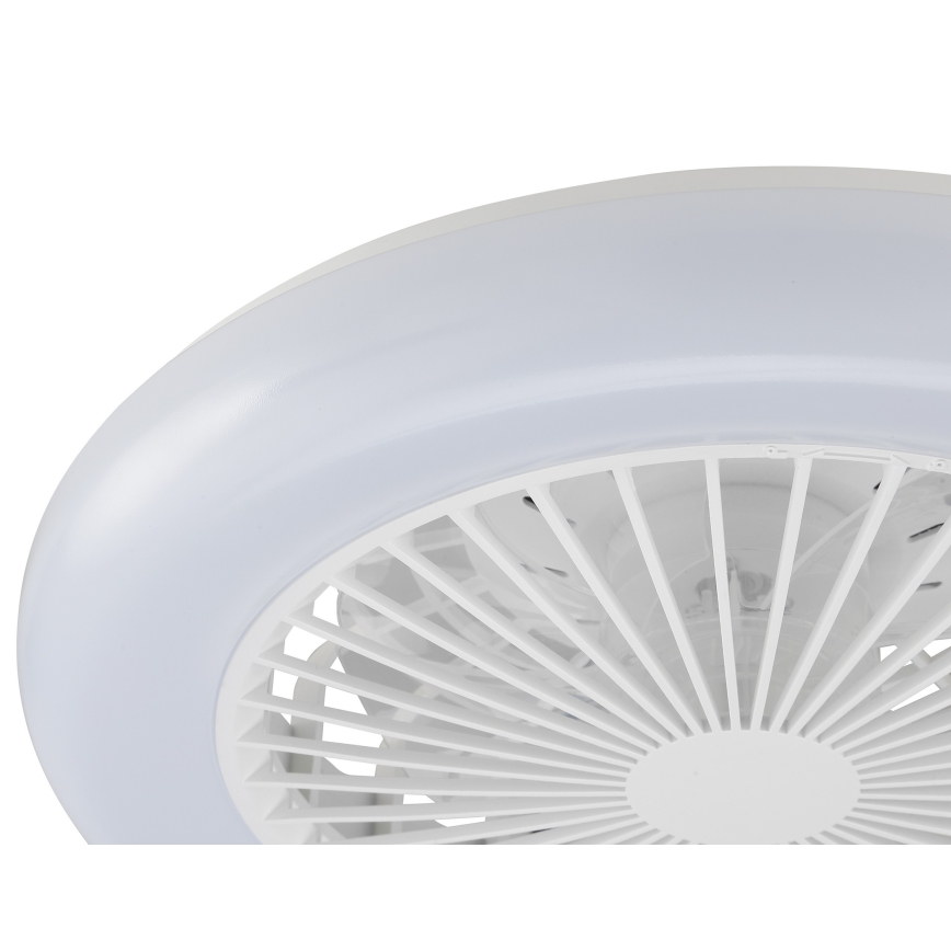 Brilliant - Luminária de teto LED dimerizável com ventilador MONTERO LED/20W/230V 2700-6500K Ø 42 cm branca + controlo remoto