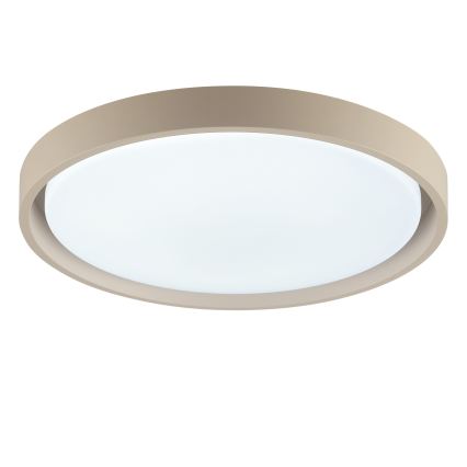 Brilliant - Luminária de teto LED dimerizável SANOZ LED/24W/230V 3000-6500K Ø 41 cm bege + comando remoto