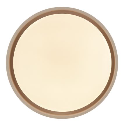 Brilliant - Luminária de teto LED dimerizável SANOZ LED/24W/230V 3000-6500K Ø 41 cm bege + comando remoto