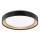 Brilliant - Candeeiro de teto LED dimerizável WALDO LED/24W/230V 3000-6500K Ø 38,5 cm preto/dourado + comando remoto