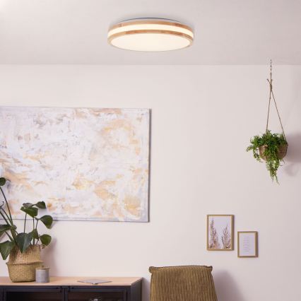 Brilliant - Candeeiro de teto LED LASKOS LED/22W/230V Ø 38 cm seringueira