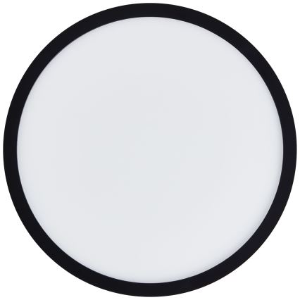 Brilliant - Candeeiro de teto LED MILTON LED/18W/230V Ø 29,3 cm preto