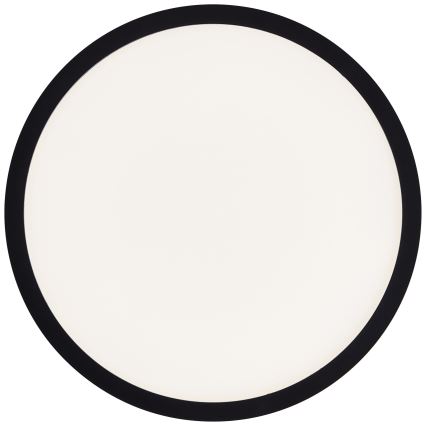 Brilliant - Candeeiro de teto LED MILTON LED/18W/230V Ø 29,3 cm preto