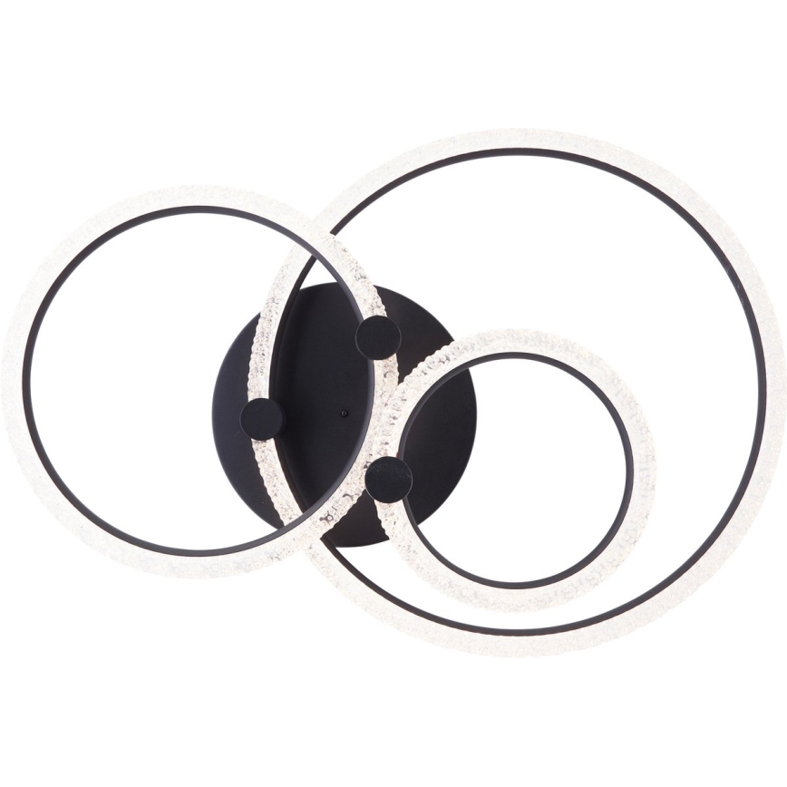 Brilliant - Candeeiro de teto LED dimável AYDIN LED/34W/230V 3000-6500K preto + controlo remoto