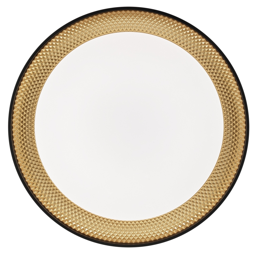 Brilliant - Luminária de teto LED dimerizável WALDO LED/36W/230V 3000-6500K Ø 48,5 cm preta/dourada + comando remoto