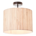 Brilliant - Candeeiro de teto WIMEA 1xE27/52W/230V Ø30 cm preto/bege