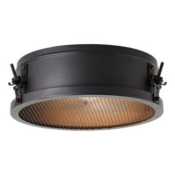 Brilliant - Candeeiro de teto ZOIS 1xE27/28W/230V Ø 30 cm preto