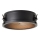 Brilliant - Candeeiro de teto ZOIS 1xE27/28W/230V Ø 30 cm preto