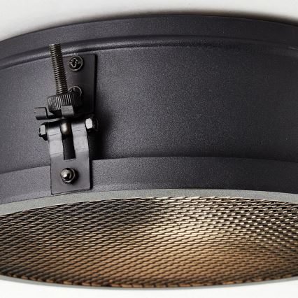 Brilliant - Candeeiro de teto ZOIS 1xE27/28W/230V Ø 30 cm preto