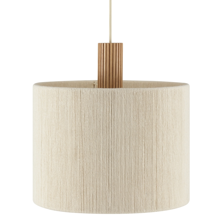 Brilliant - Candeeiro pendente ARLO suspenso por cabo 1xE27/20W/230V Ø 35 cm creme