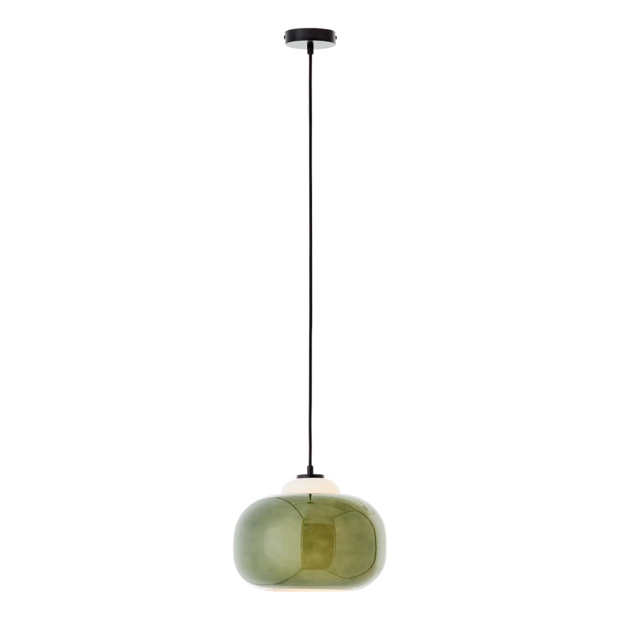 Brilliant - Candeeiro pendente em cabo BLOP 1xE27/60W/230V verde