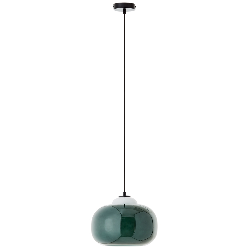 Brilliant - Candeeiro pendente em cabo BLOP 1xE27/60W/230V verde
