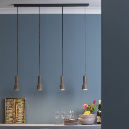 Brilliant - Candeeiro suspenso CADIZ 4xGU10/10W/230V bronze