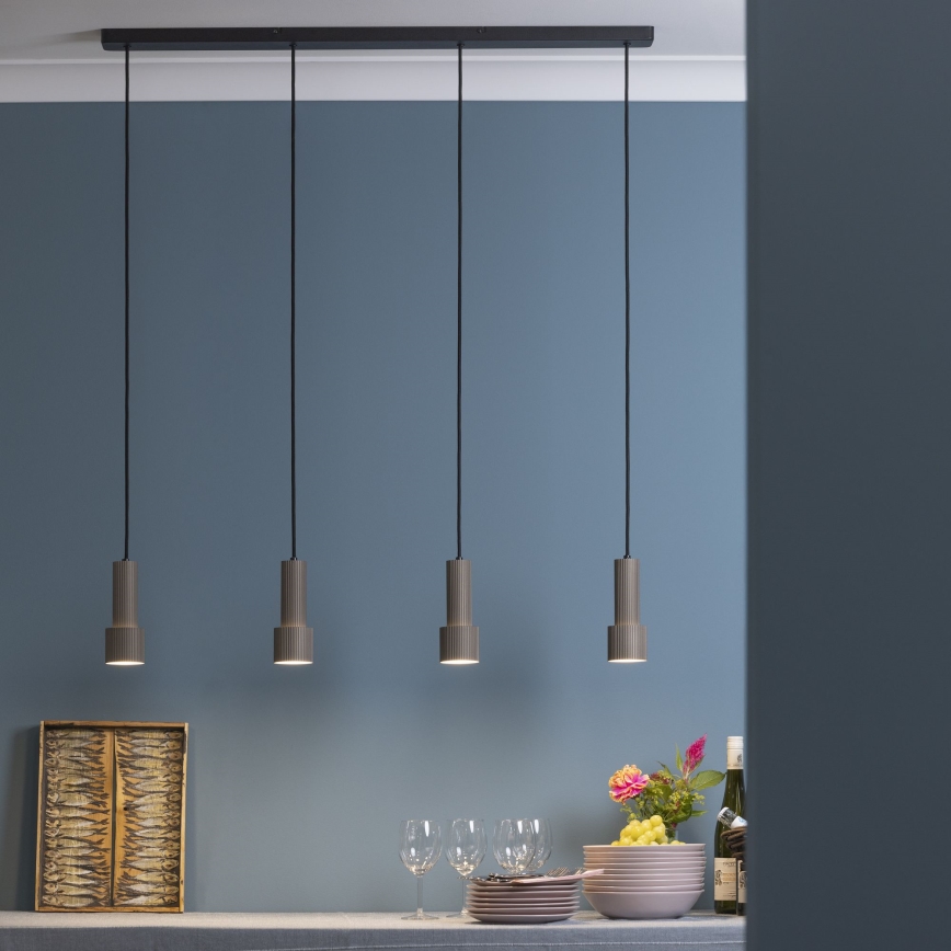 Brilliant - Candeeiro suspenso CADIZ 4xGU10/10W/230V bronze