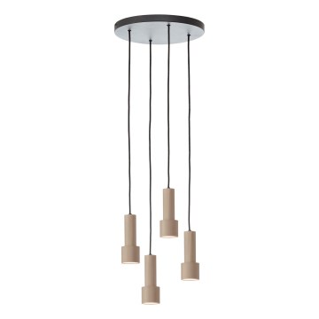 Brilliant - Candeeiro suspenso CADIZ 4xGU10/10W/230V diâmetro 35 cm bronze