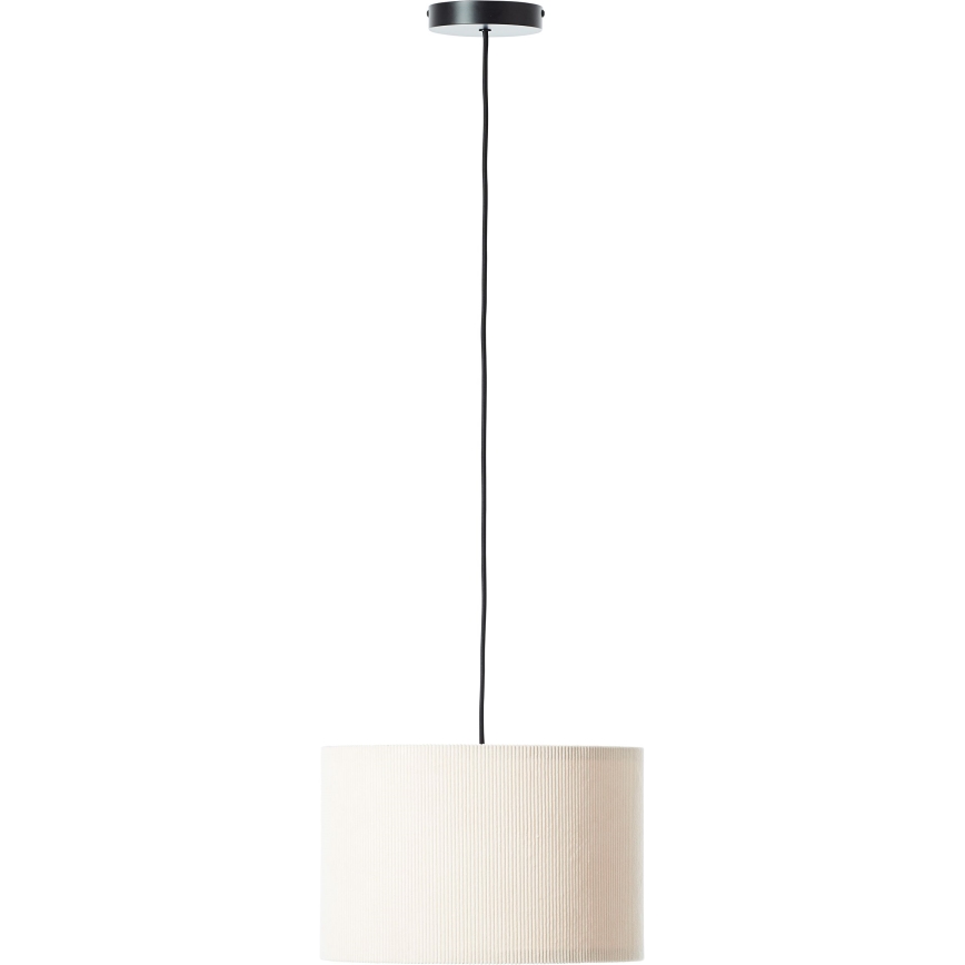 Brilliant - Candeeiro suspenso TONY 1xE27/20W/230V diâmetro 35 cm creme