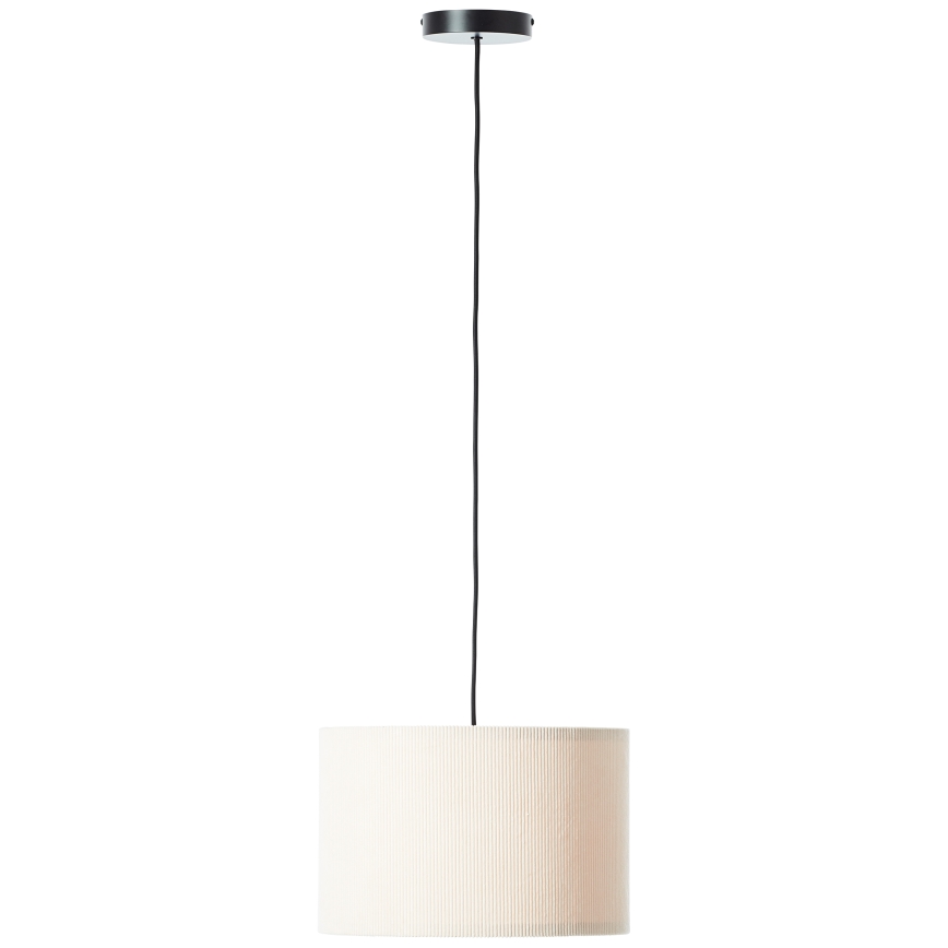 Brilliant - Candeeiro suspenso TONY 1xE27/20W/230V diâmetro 35 cm creme
