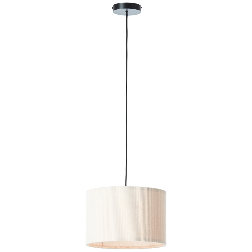 Brilliant - Candeeiro suspenso TONY 1xE27/20W/230V diâmetro 35 cm creme
