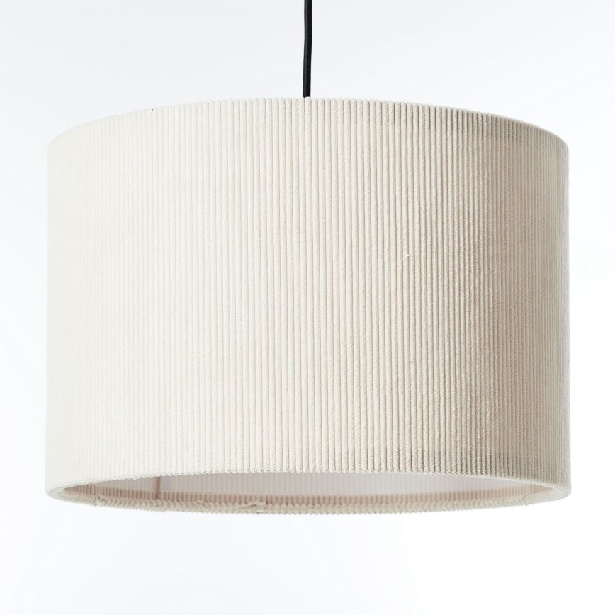 Brilliant - Candeeiro suspenso TONY 1xE27/20W/230V diâmetro 35 cm creme