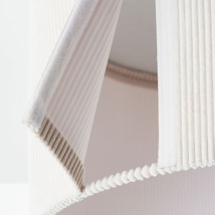 Brilliant - Candeeiro suspenso TONY 1xE27/20W/230V diâmetro 35 cm creme