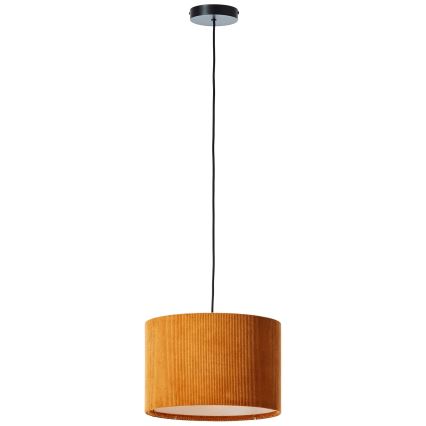 Brilliant - Candeeiro suspenso TONY 1xE27/20W/230V diâmetro 35 cm laranja