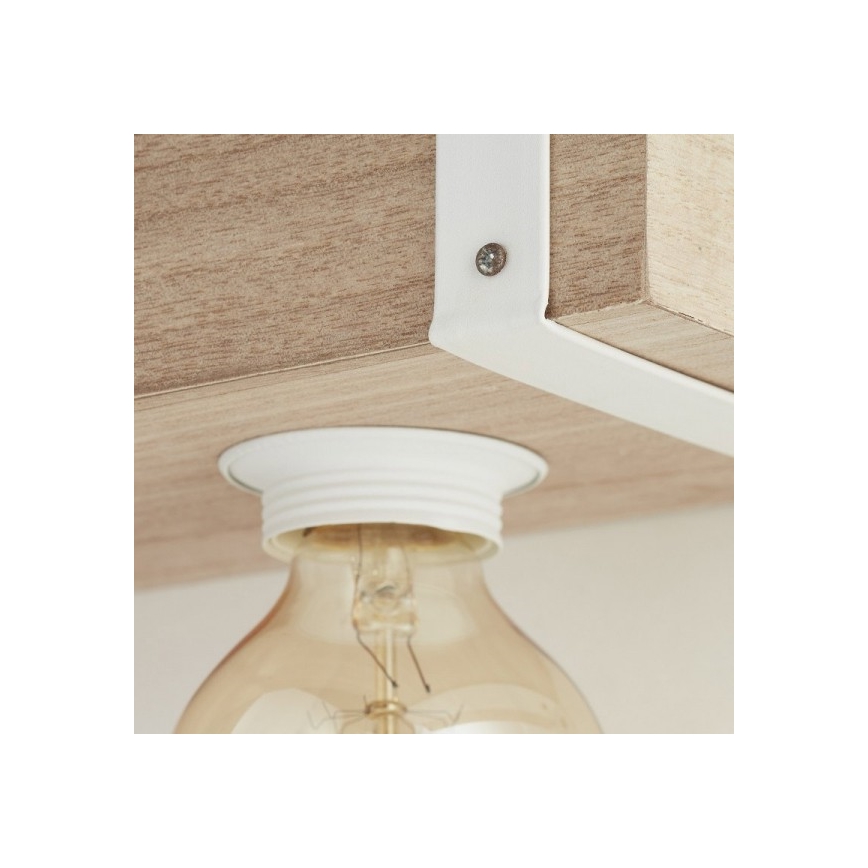 Brilliant - Candelabro num fio WHITEWOOD 5xE27/30W/230V