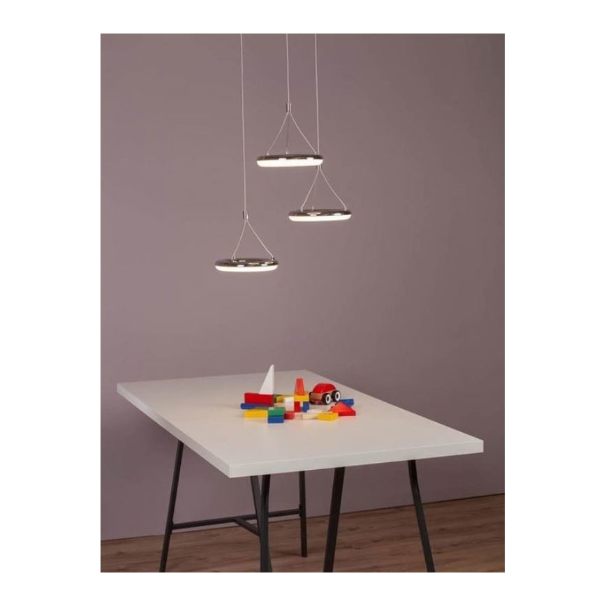 Brilliant - Candelabro suspenso LED DONUT 3xLED/8,7W/230V