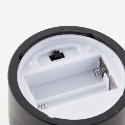 Brilliant - CONJUNTO 3x Velas LED BOUGIE LED/2xAA IP44 preta/fumê