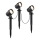Brilliant - Conjunto de 3 candeeiros LED de exterior KAMARA LED/8,5W/230V IP44 preto