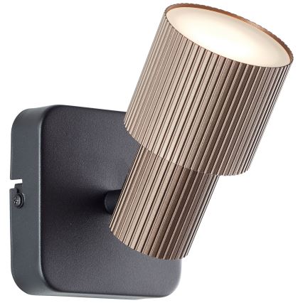 Brilliant - Foco de parede LED CADIZ 1xGU10/5W/230V bronze