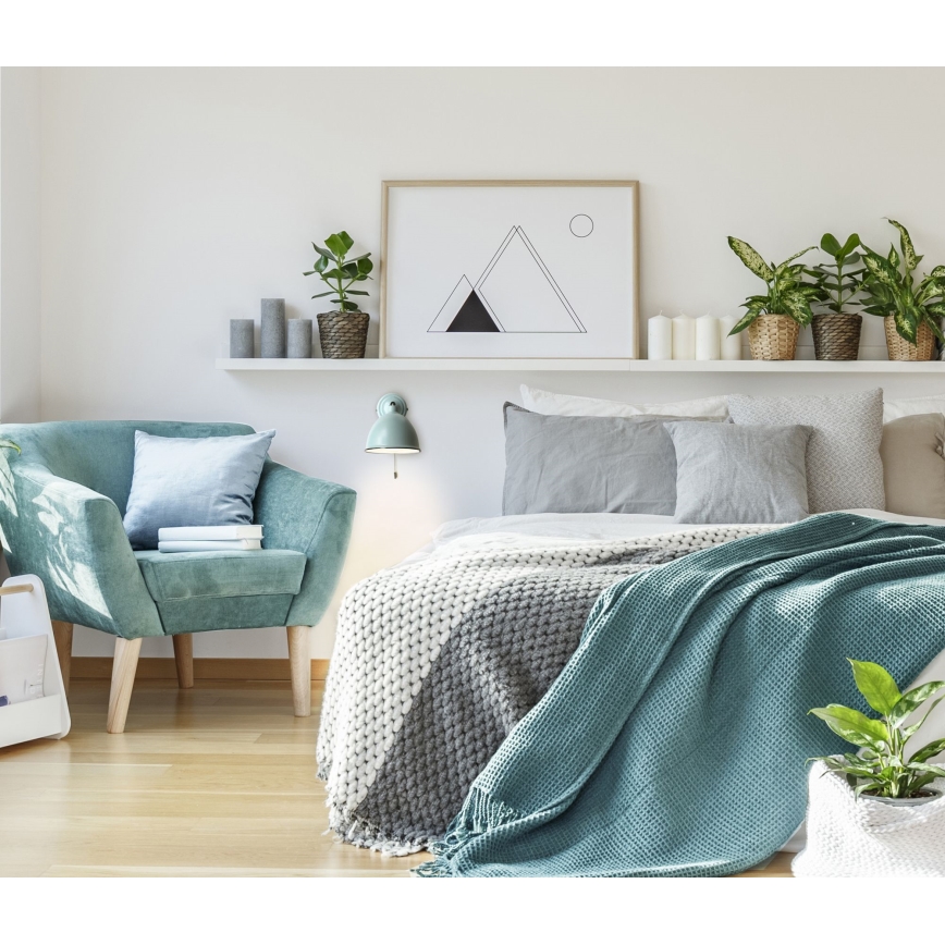 Brilliant - Foco de parede TELIO 1xE14/28W/230V azul