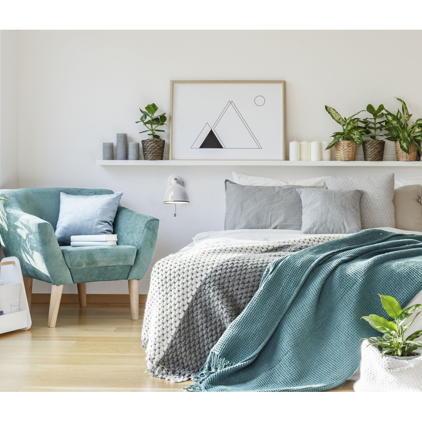 Brilliant - Foco de parede TELIO 1xE14/28W/230V branco