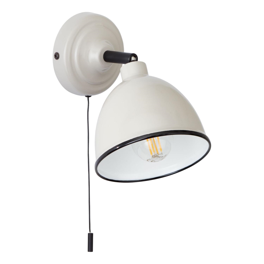 Brilliant - Foco de parede TELIO 1xE14/28W/230V cinzento