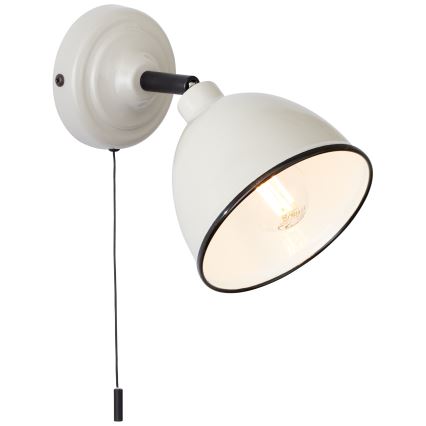 Brilliant - Foco de parede TELIO 1xE14/28W/230V cinzento