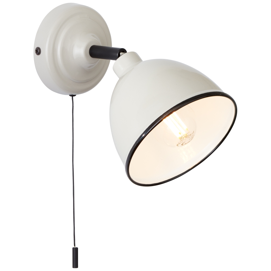 Brilliant - Foco de parede TELIO 1xE14/28W/230V cinzento