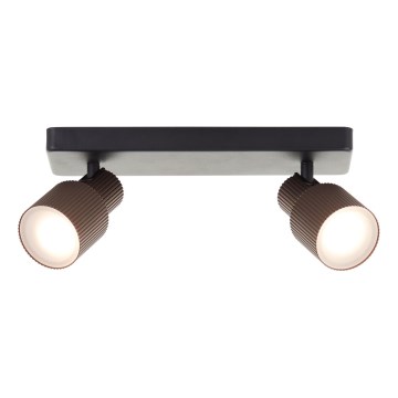 Brilliant - Foco LED CADIZ 2xGU10/5W/230V bronze