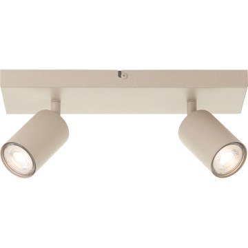 Brilliant - Foco LED JELLO 2x GU10/5W/230V bege