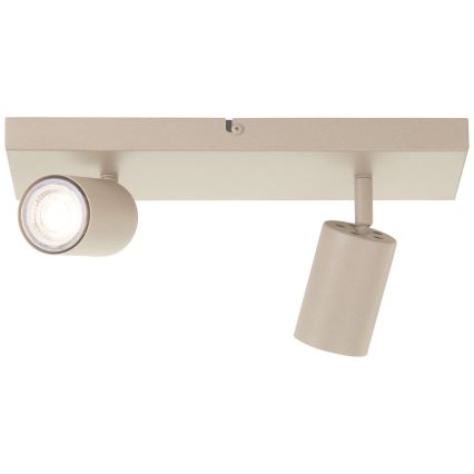 Brilliant - Foco LED JELLO 2x GU10/5W/230V bege