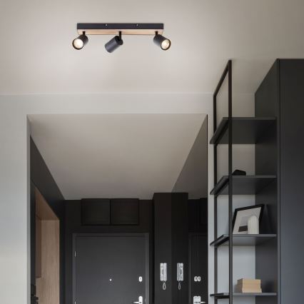 Brilliant - Foco LED JELLO 3xGU10/4,5W/230V pinho