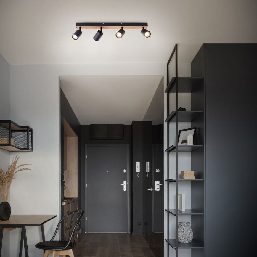 Brilliant - Foco LED JELLO 4xGU10/4,5W/230V pinho