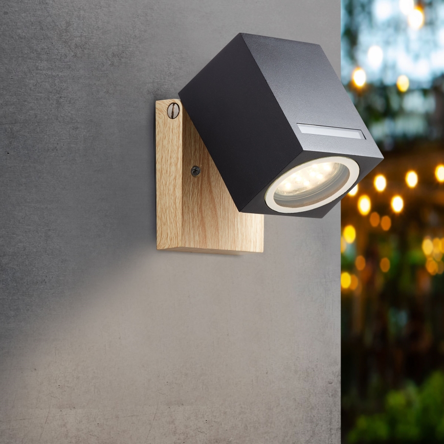 Brilliant - Iluminação de parede exterior GALENI 1xGU10/20W/230V IP44