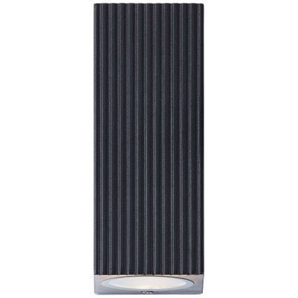 Brilliant - Iluminação de parede exterior JELANI 2xGU10/10W/230V IP44 preto