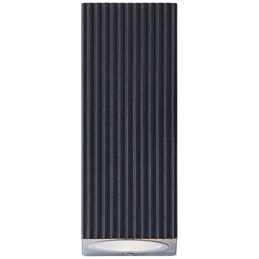 Brilliant - Iluminação de parede exterior JELANI 2xGU10/10W/230V IP44 preto