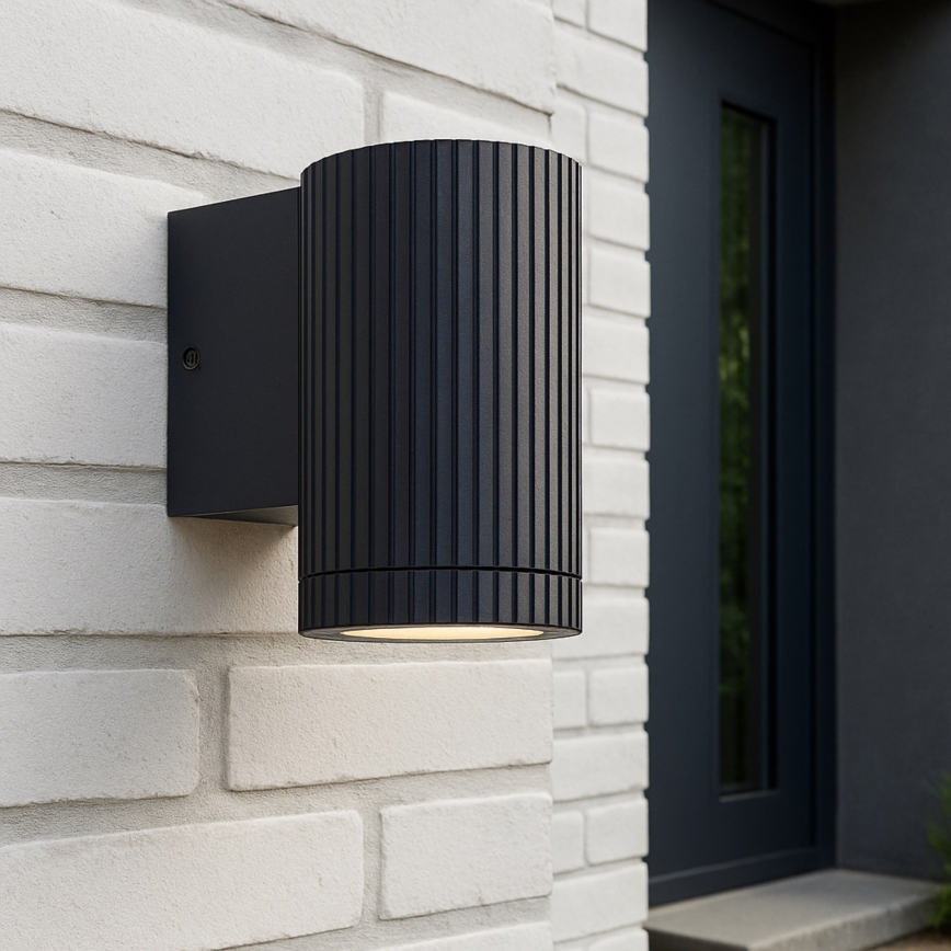 Brilliant - Iluminação de parede exterior KEOLA 1xGU10/10W/230V IP44 preto